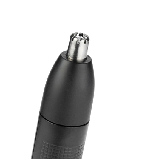 BaByliss Näs- och Örontrimmer - Precisions 2-Bladssystem, Batteridrivet, Rostfritt Stål, Lätt att Rengöra, Avtagbara Tillbehör, Svart, E650E