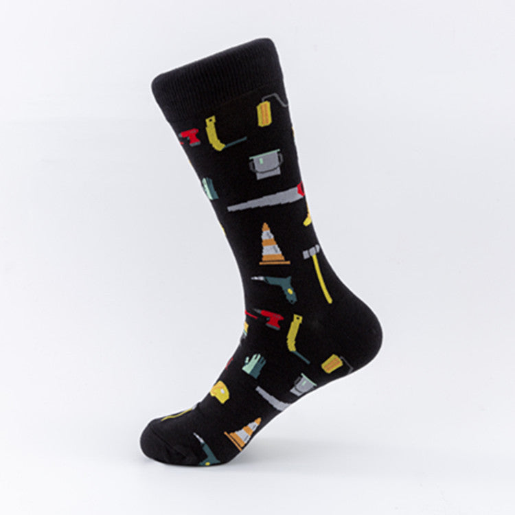 Art Casual Cotton Socks Street Trend