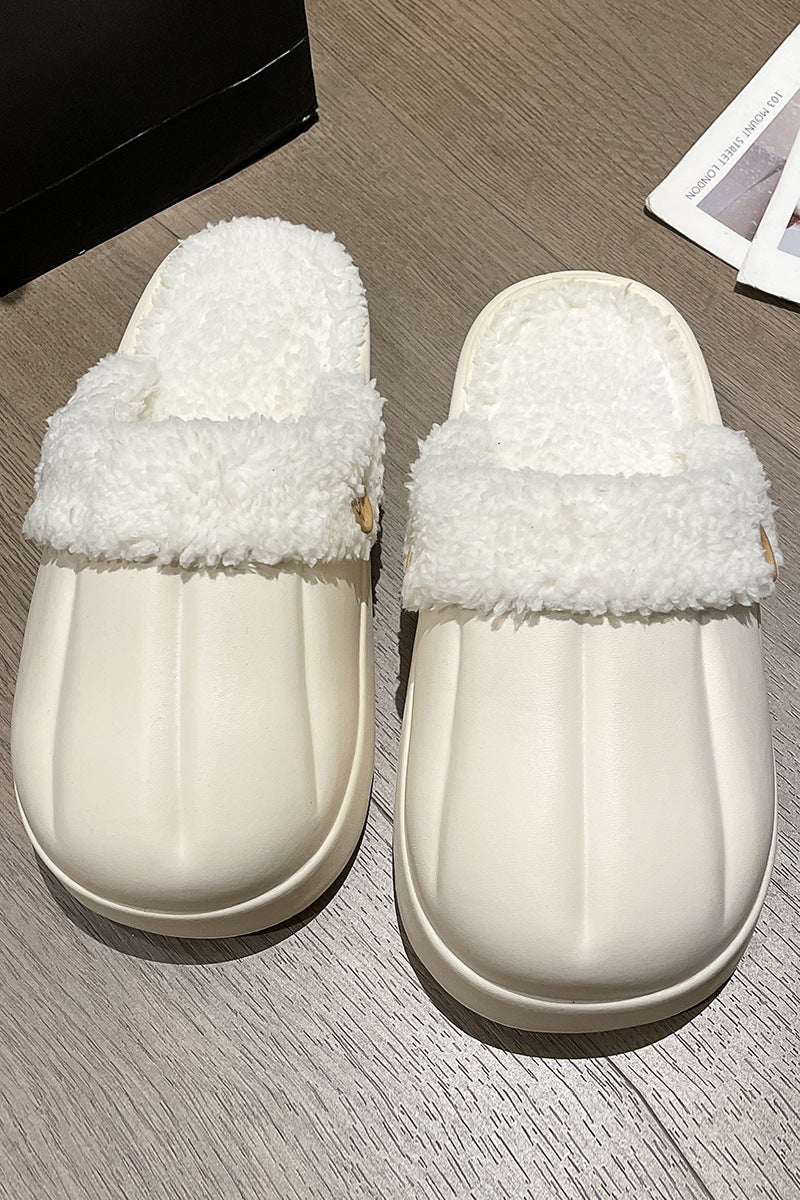 Couple Cotton Slippers Women's Home Waterproof Non-slip