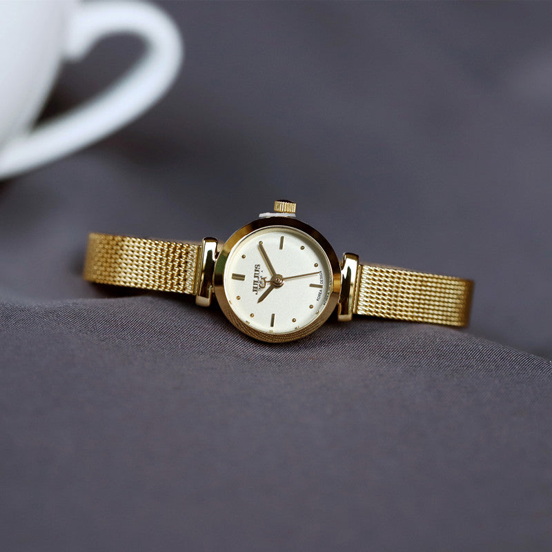 Water drill quartz belt for women's Watch