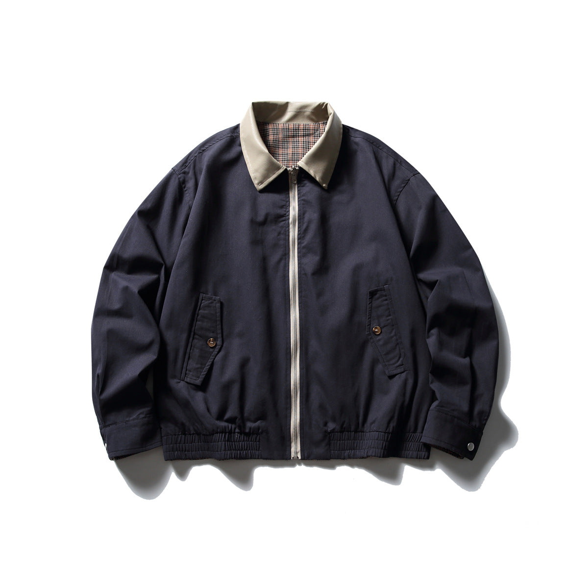 Fashion Men's Business Shirt Harrington Jacket