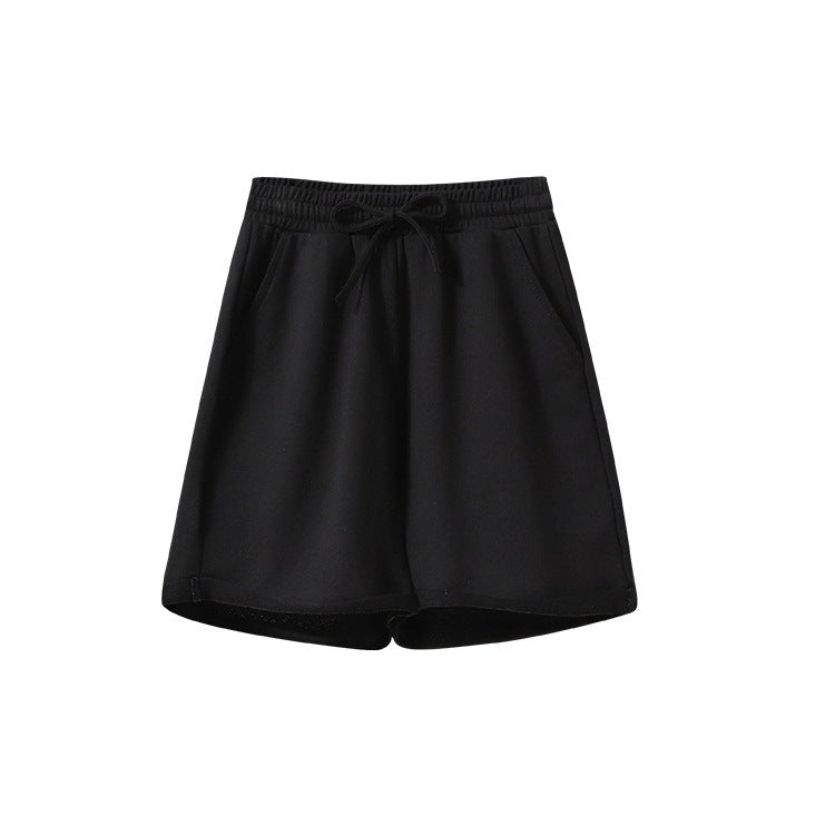 Loose-fitting Wide-leg Shorts Two-piece Sportswear Set