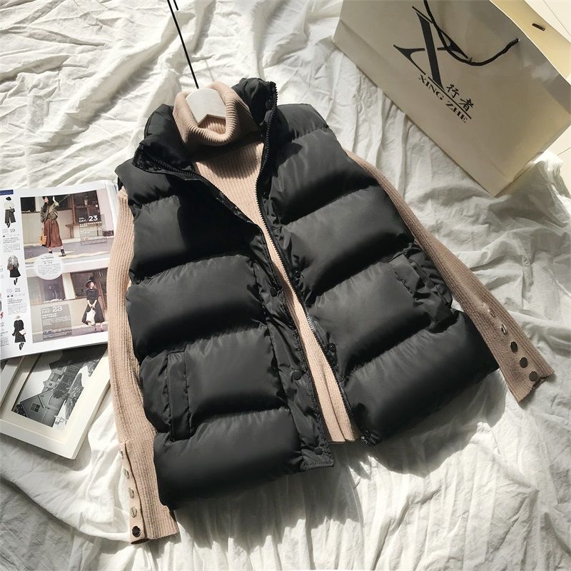 Women's Short All-match Thickened Down Cotton Vest