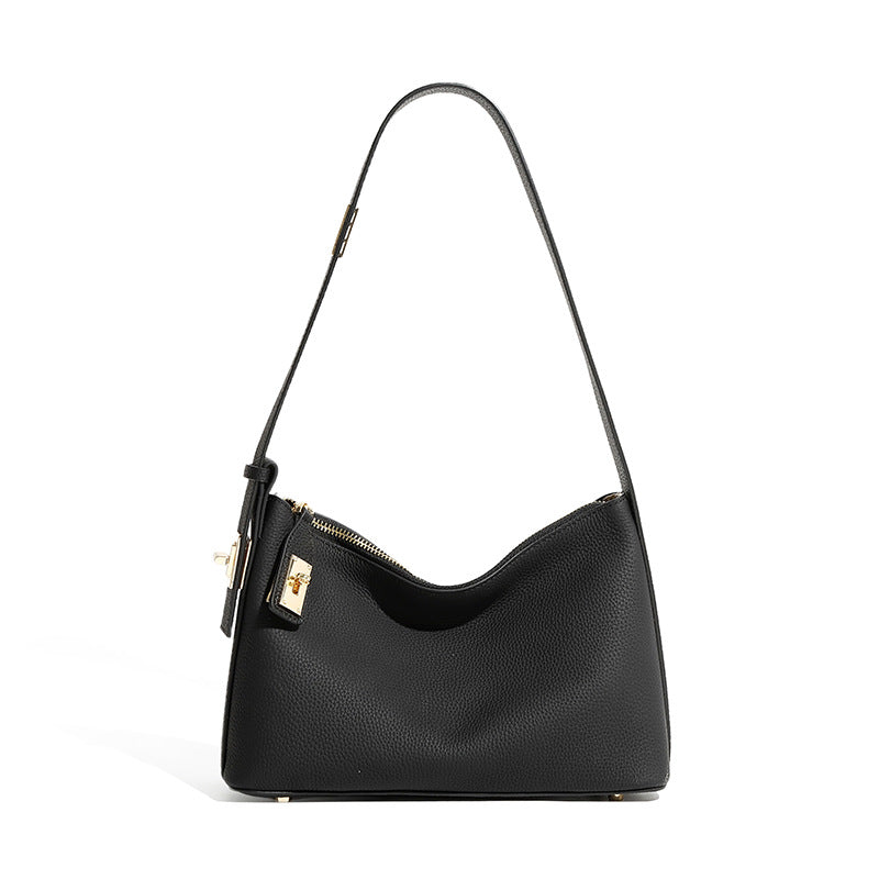 New Genuine Leather Commuter Dumpling Bag Commuter Advanced