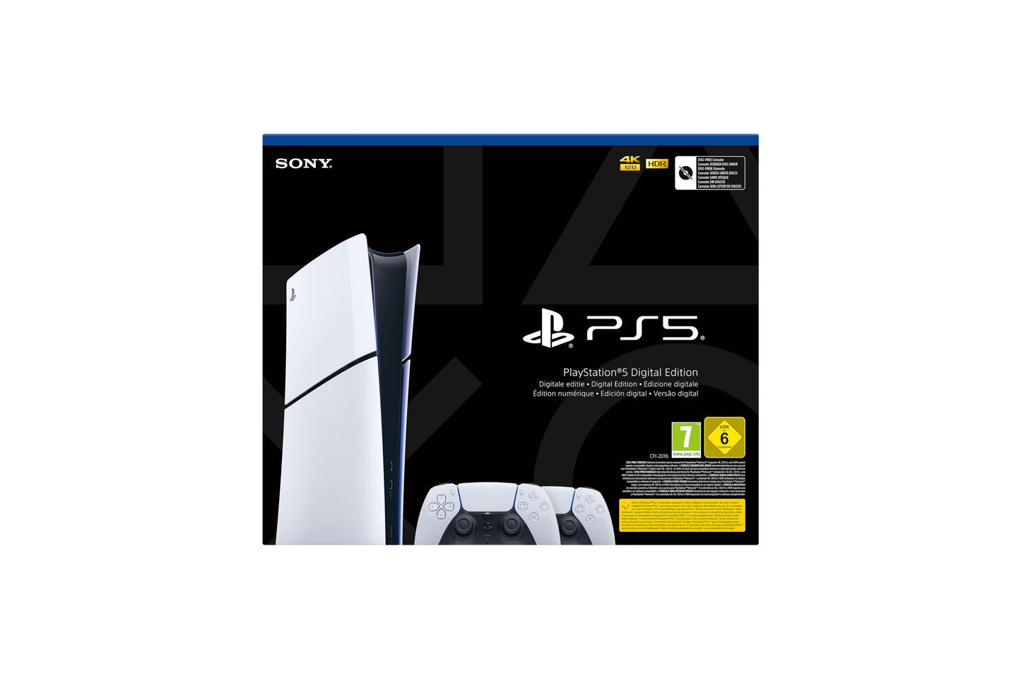 PlayStation®5 (Digital Edition) Bundle mit zweitem DualSense™ Wireless-Controller
