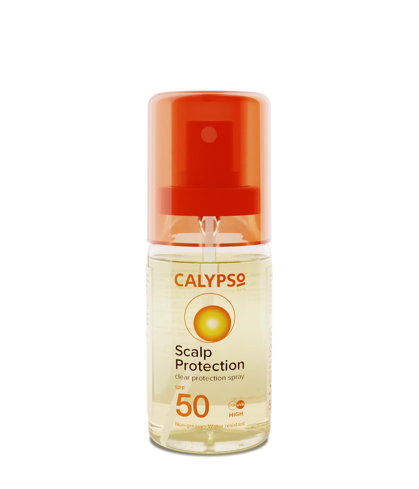 Calypso Skyddande hårbottenspray SPF50 | Högt skydd för hårbotten och rand | 50 ml | CALD50SCA, klar