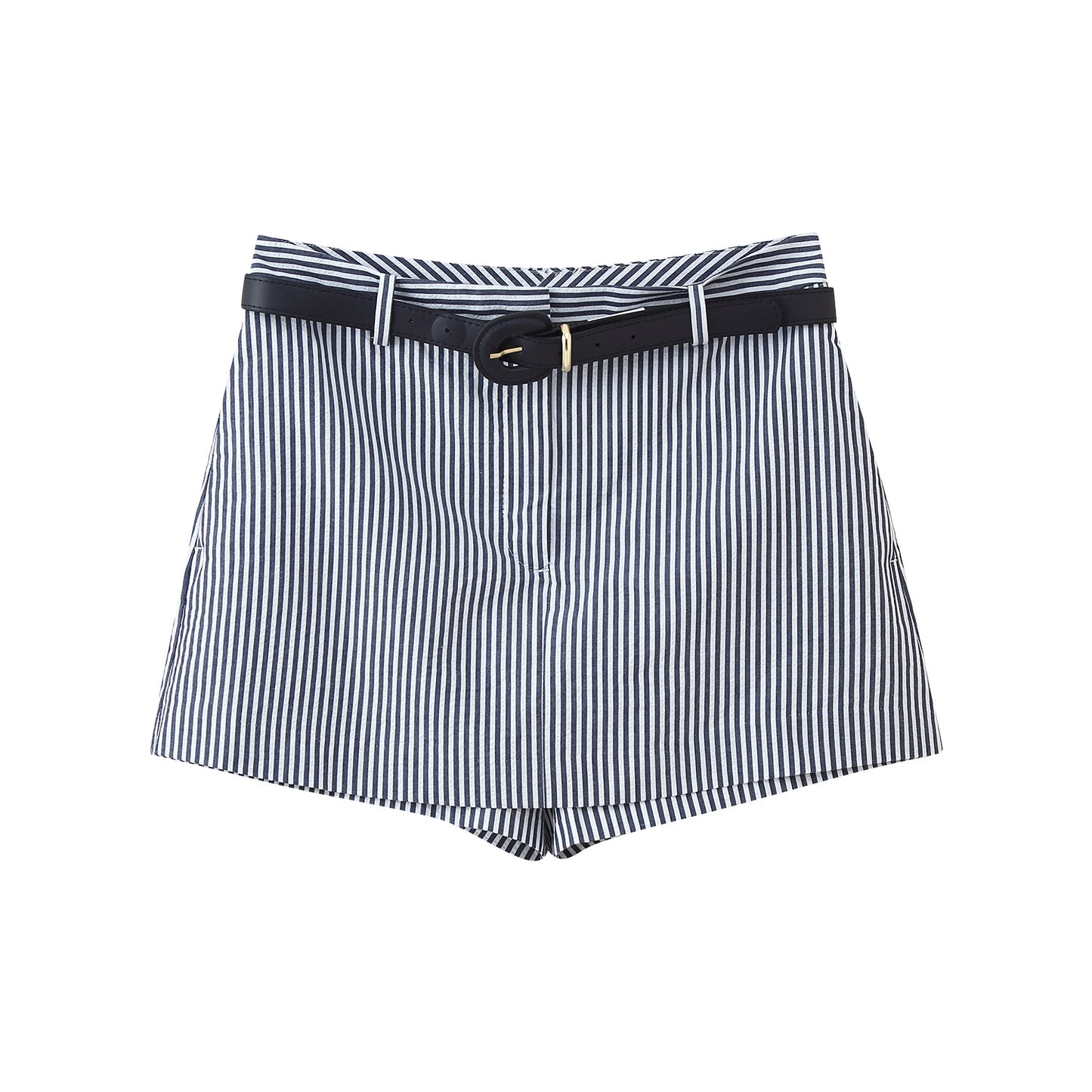 Summer Stripes Belt Casual Culottes