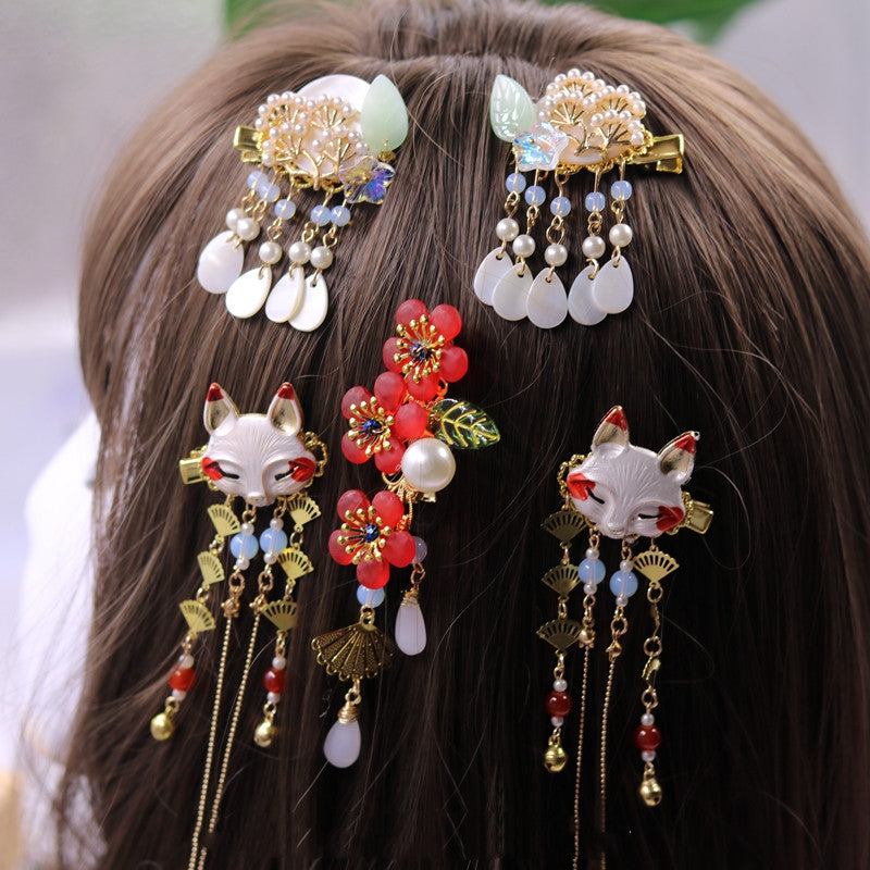 Antique hair ornaments Ying Luo diy material bag