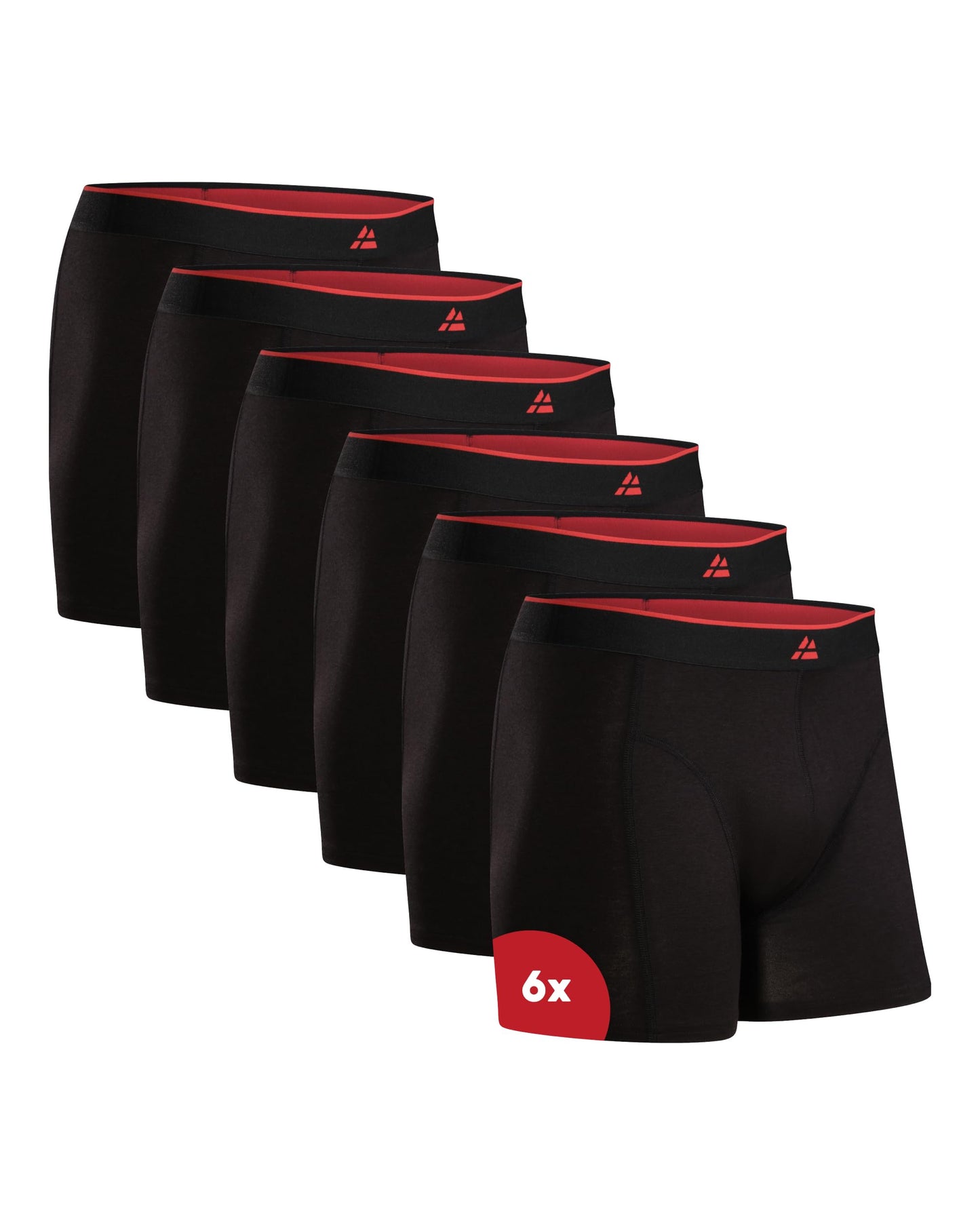 DANISH ENDURANCE 6 Pack Bambukalsonger, Mjuka Premiumkalsonger som Andas, för Män