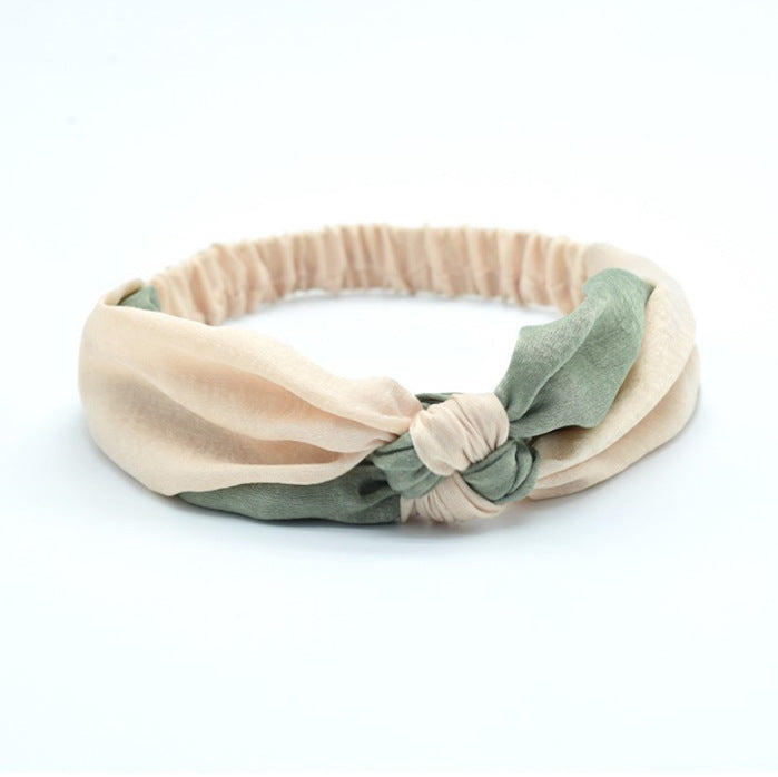 Sweet MSN Women's Color Matching Cross Hair Band