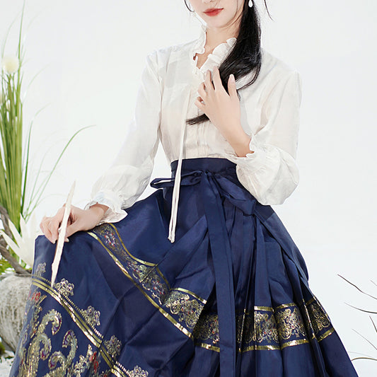 Women's Fashion Casual Horse-face Skirt