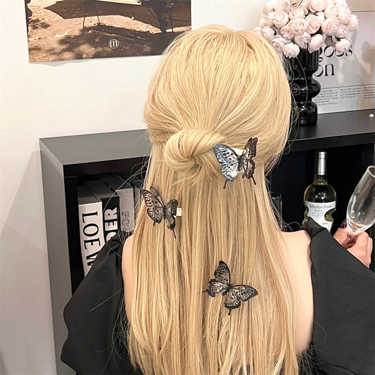 Super Fairy Three-dimensional Butterfly Barrettes Fashion Special-interest