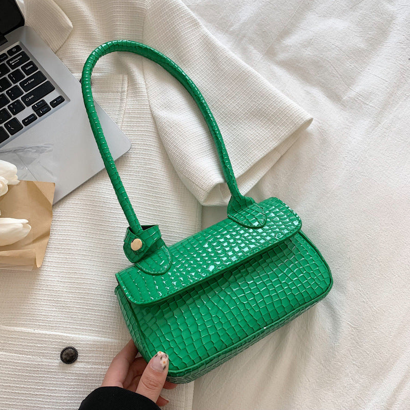 Vintage Women's Bag Fashion Simple Western Style Handheld Single Shoulder