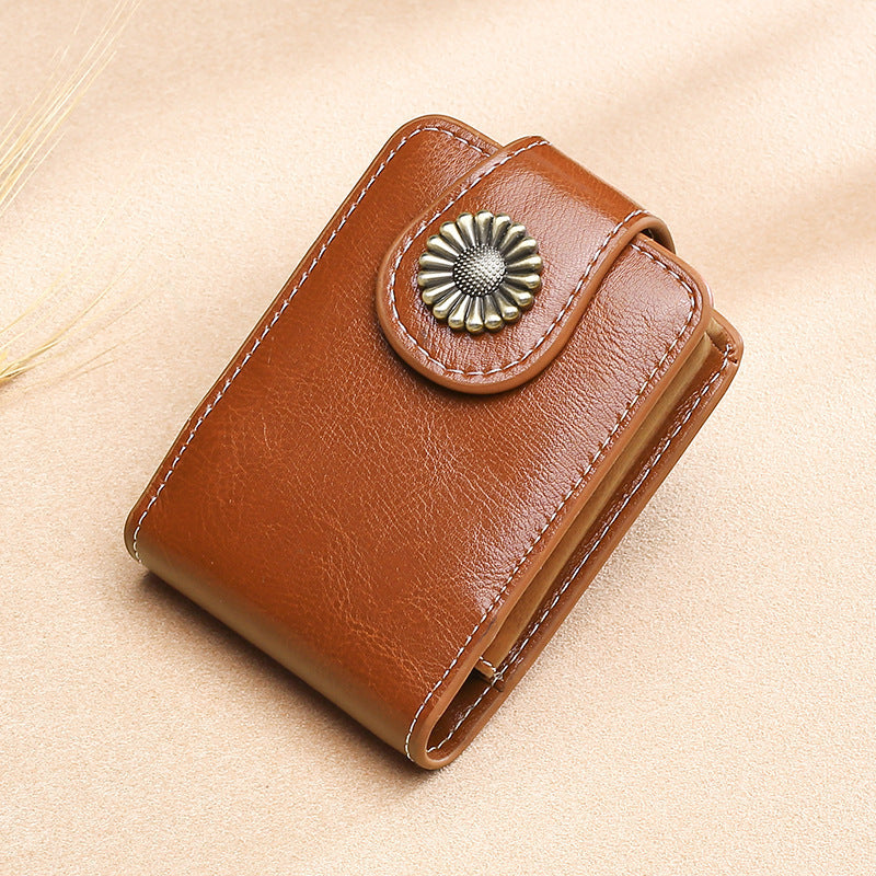 Women's Trumpet Simplicity Solid Color Cosmetic Bag