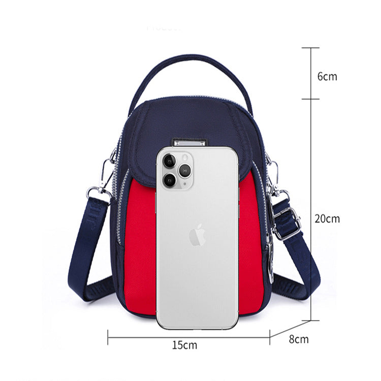 Women's Shoulder Messenger Bag Hand-carrying Oxford Cloth Mobile Phone Bag