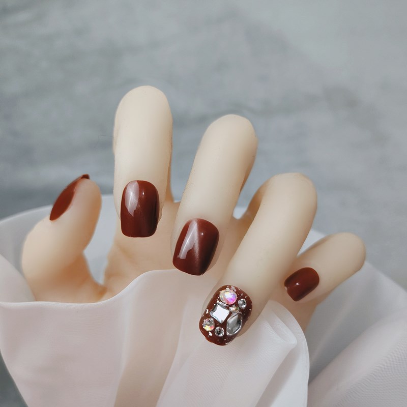 Fashion Net Red Cat Eye Jump Color Nail Art