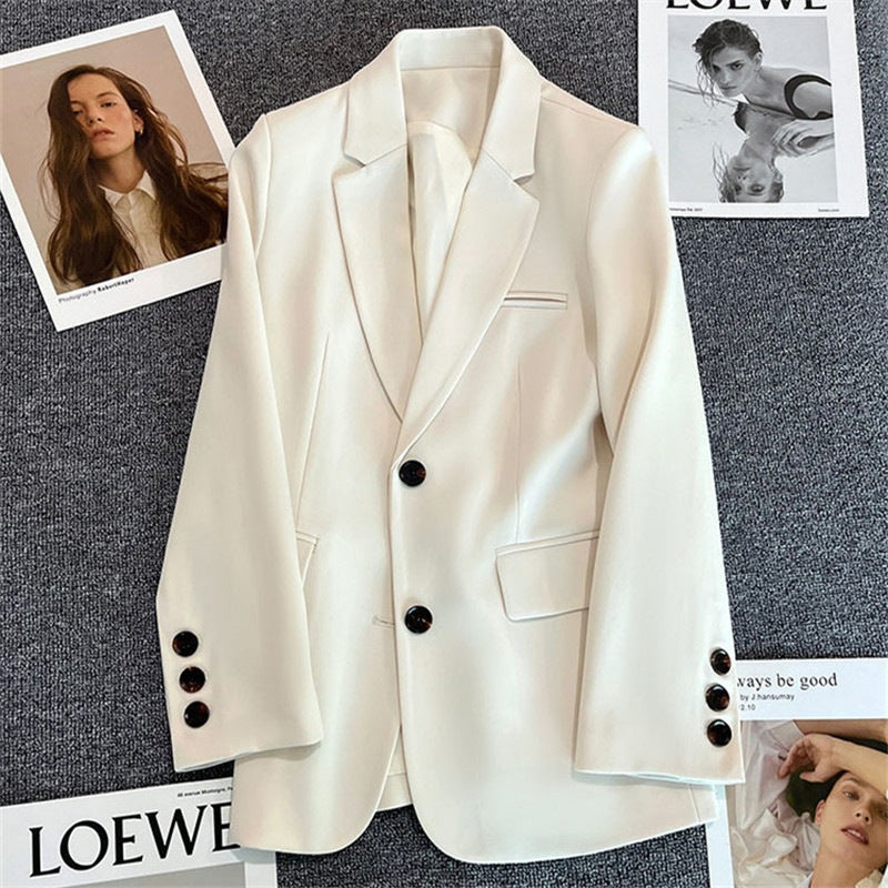 Casual Temperament Spring And Autumn Fried Street Small Suit Top