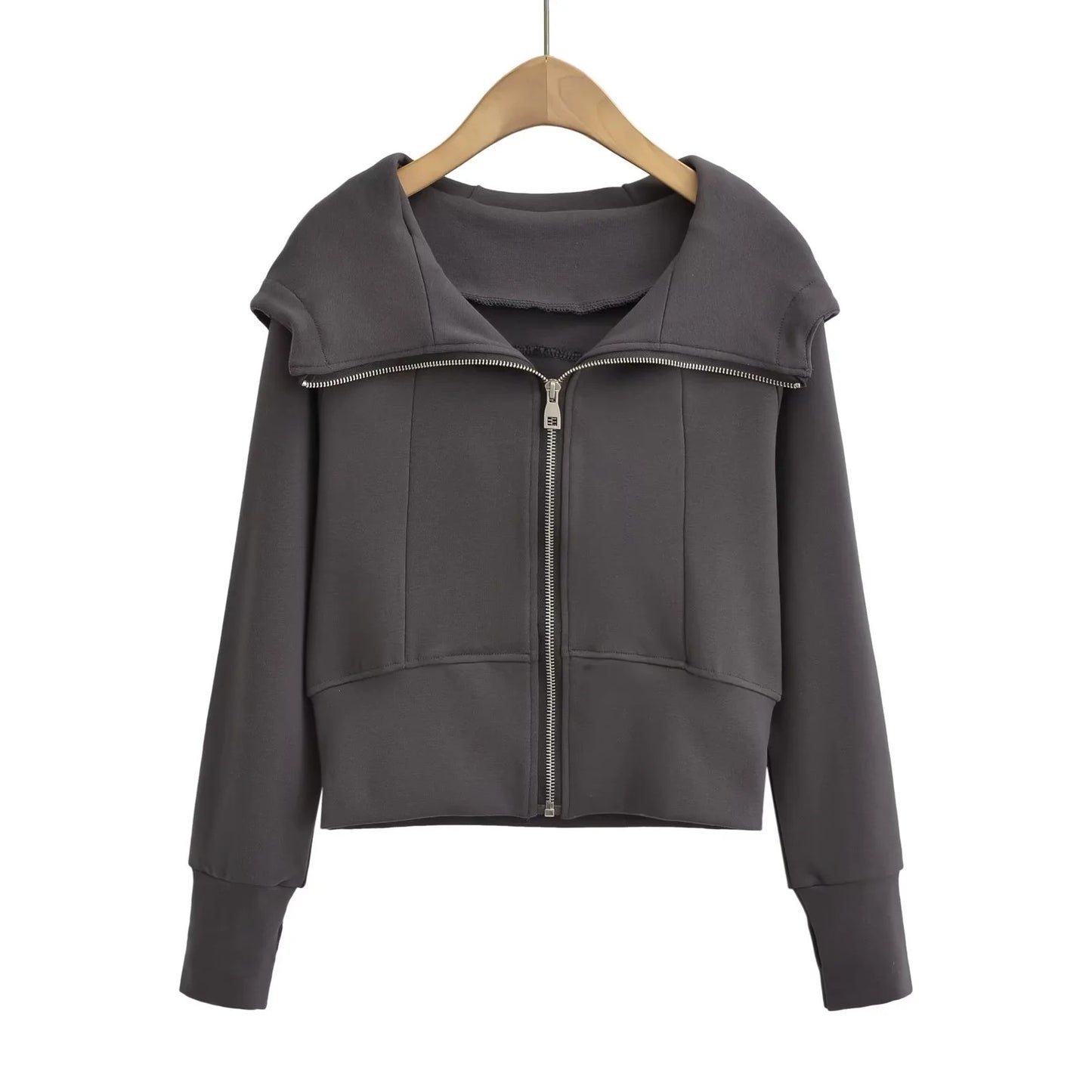 Women's American Street Sports Slim Version Hoodie Coat