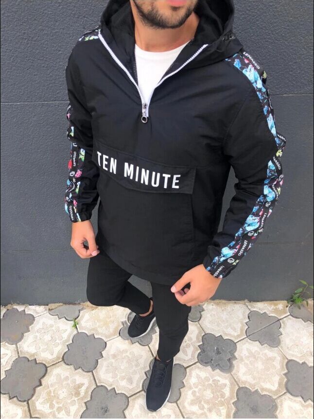 Sweatshirt men's hooded pullover jacket