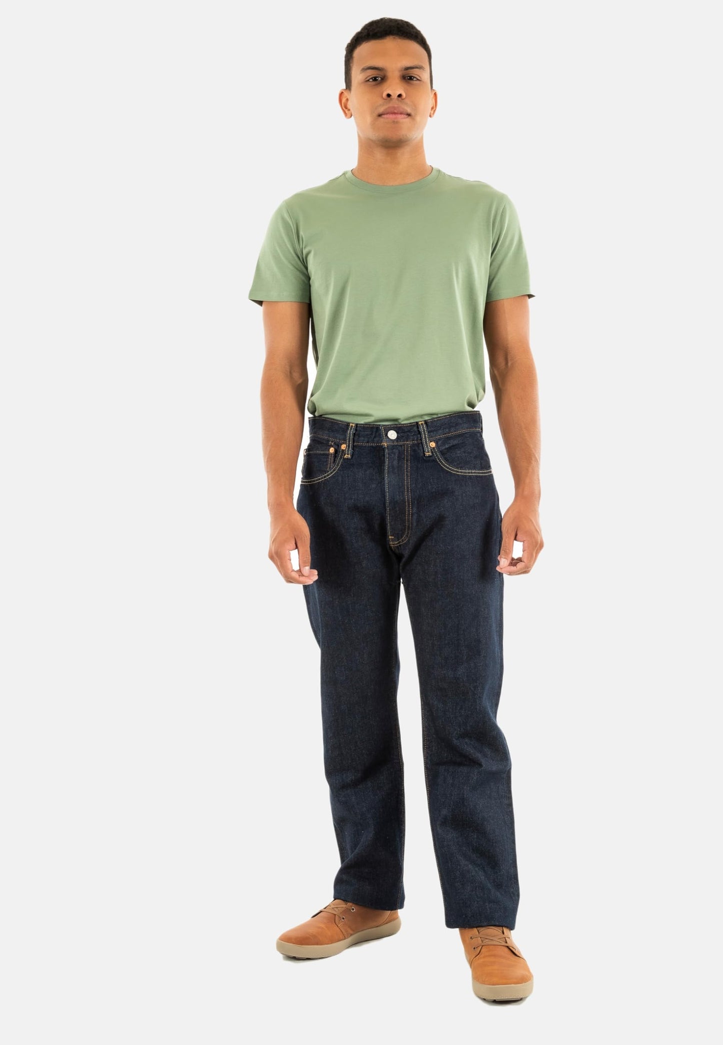 Levi's herr Jeans 555 Avslappnad rak