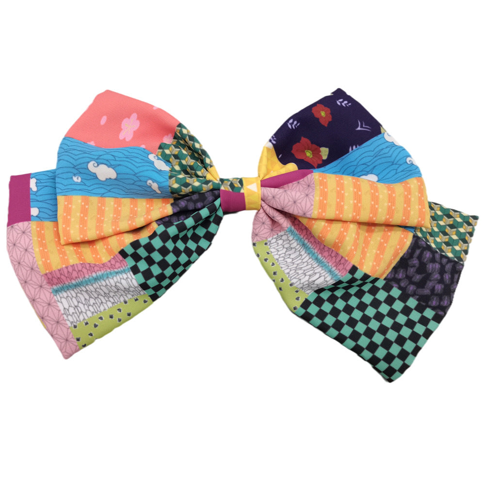 Anime Cartoon Chiffon Hair Accessories Bow