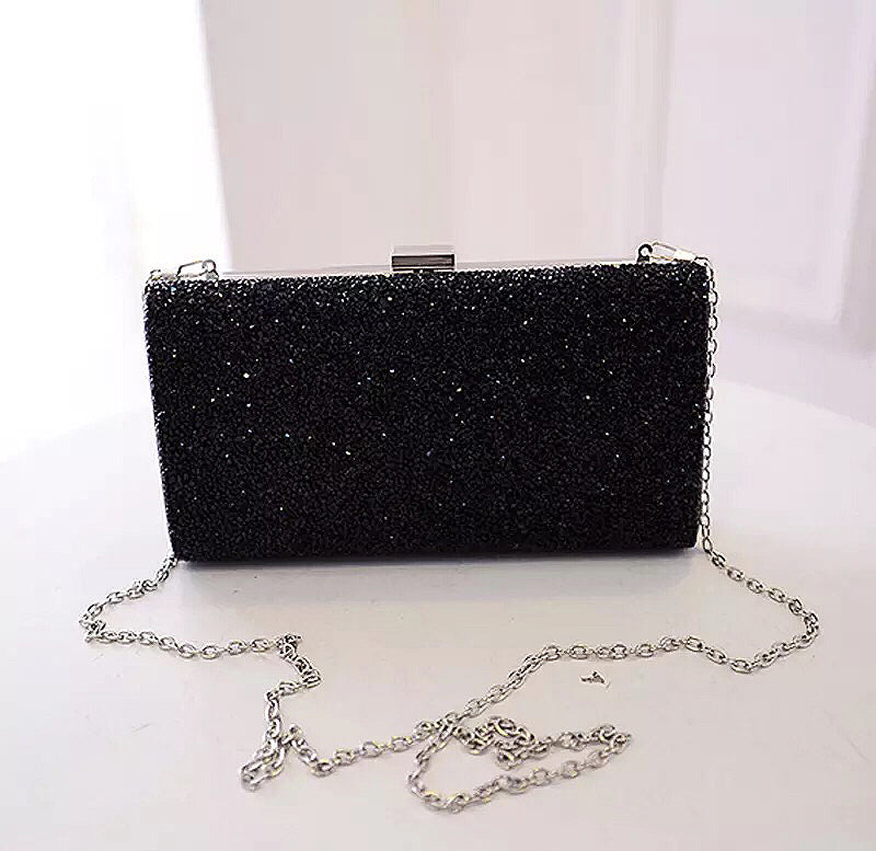 Diamond-encrusted clutch