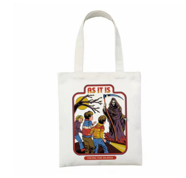 Printed Canvas Bag Personalized Creative Shoulder