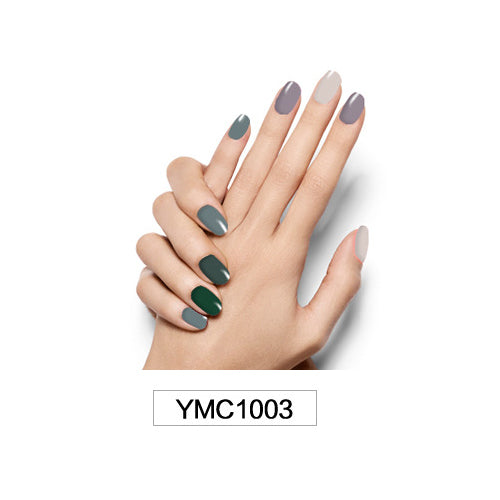 Pure color nail stickers
