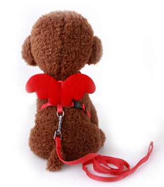 Collar pet wing leash