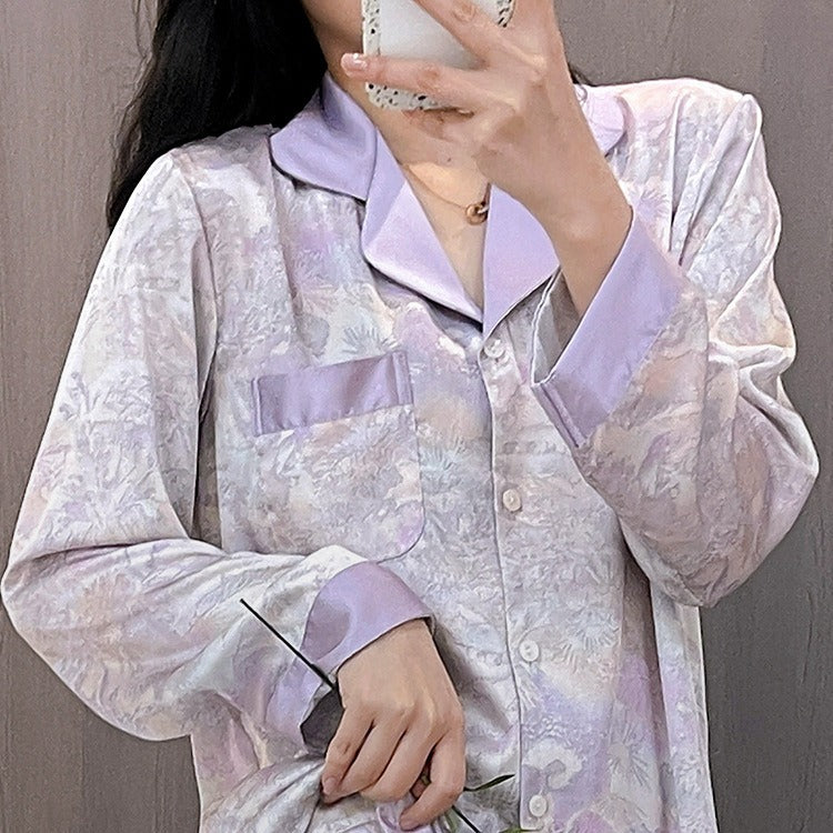 Thin Long Sleeve Elegant Slimming Internet Celebrity Homewear