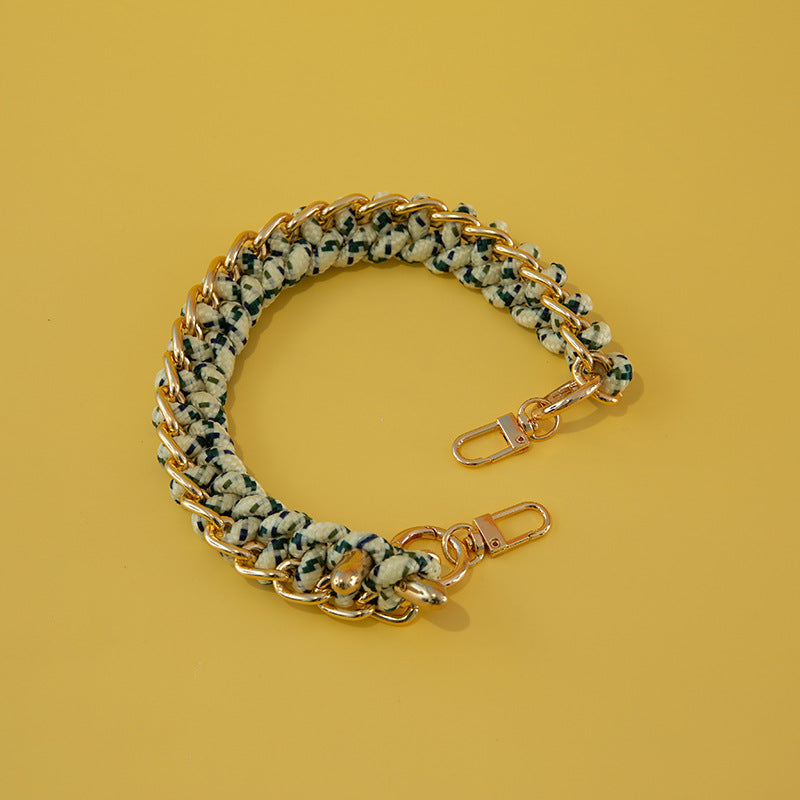 Women's Bag Woven Bag With 40cm Short With Buckle Can Be Mobile Phone Charm