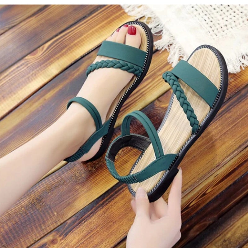 Low heel PU Roman shoes