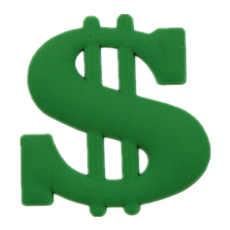 Charms Tilbehør Black Lives Matter BGM BLM Dollar Skodekoration