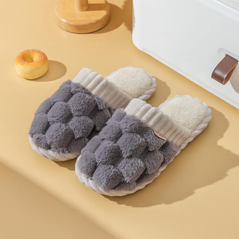 Cotton Slippers Women's Winter Home