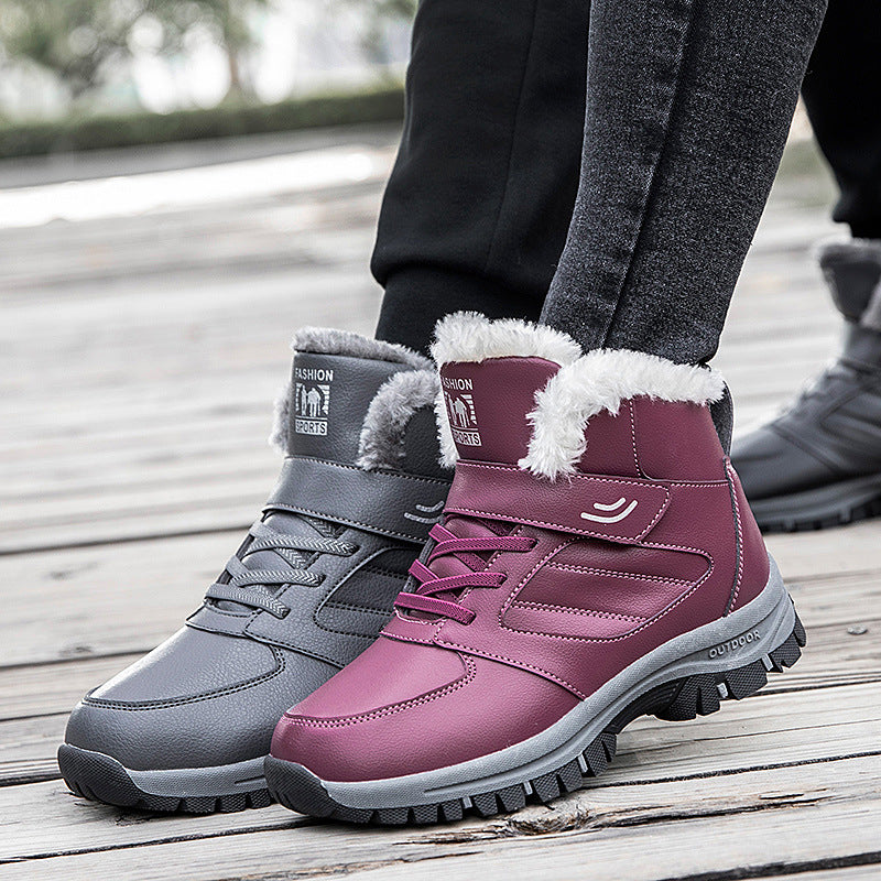 Sports Casual Shoes Two Cotton Plus Velvet Thick Warm Snow Boots