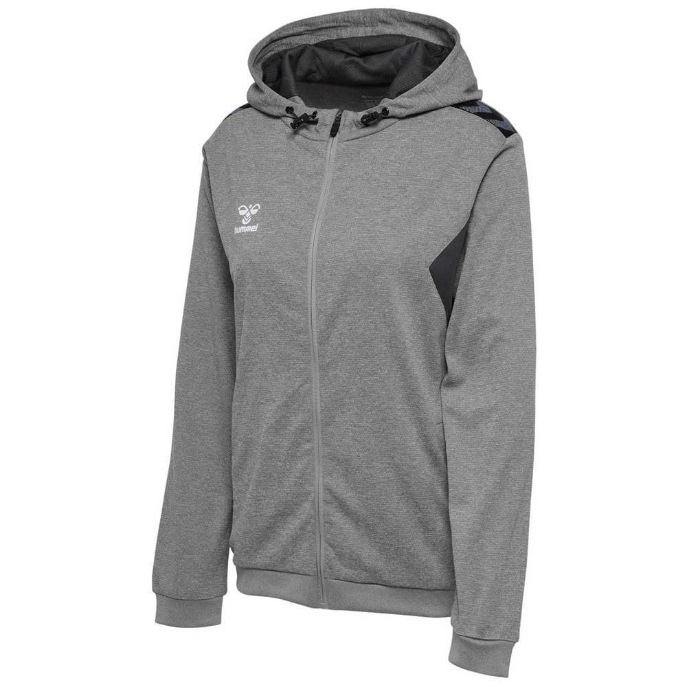 hummel dam HmlAutentisk Pl zip huvtröja dam Sweatshirt