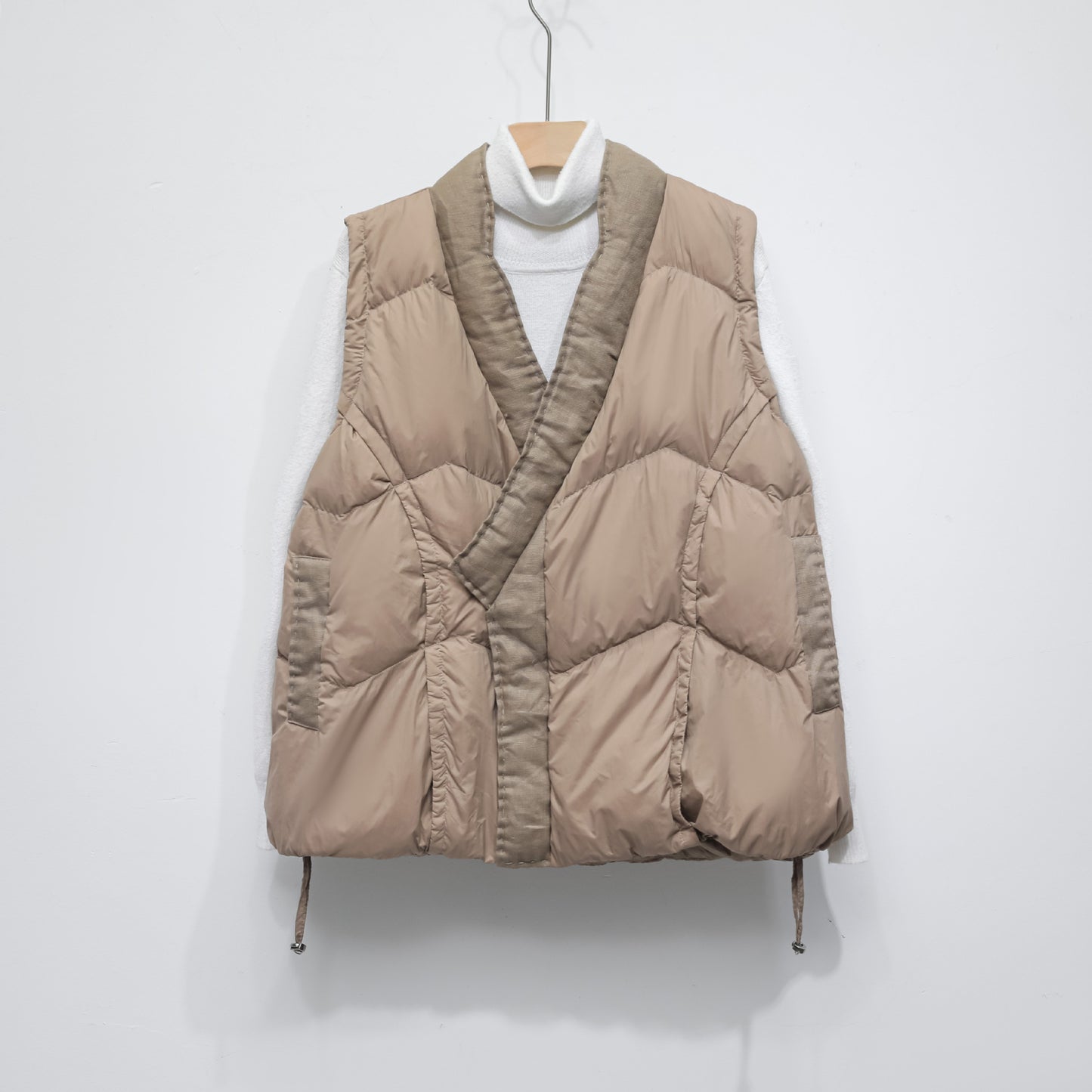 Down Solid Color Stand-collar Vest Women's Down Jacket 90