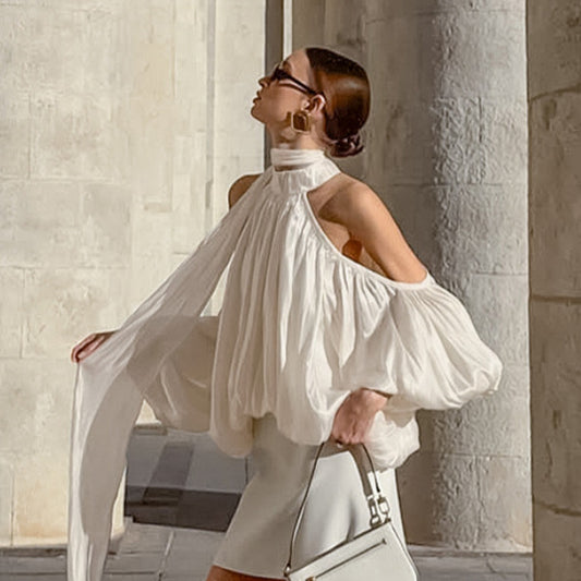 European And American French-style Pure Yet Alluring Top