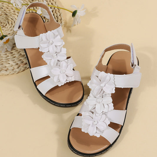 Fish Toe Sandals With Hollow Wedges