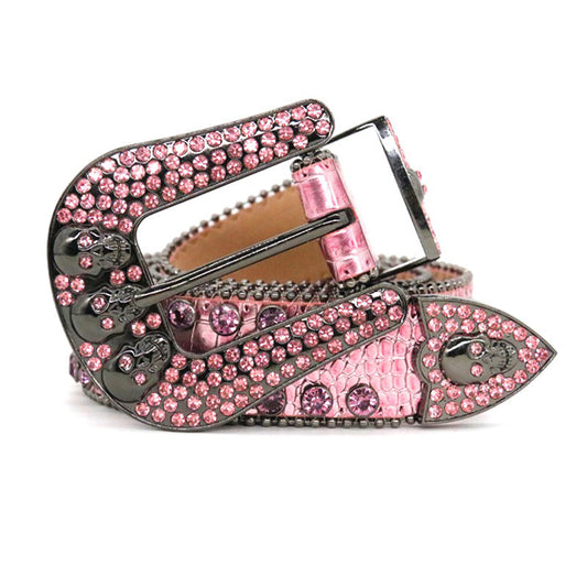 Fashion Personlighed Diamantbælte Kanonfarve