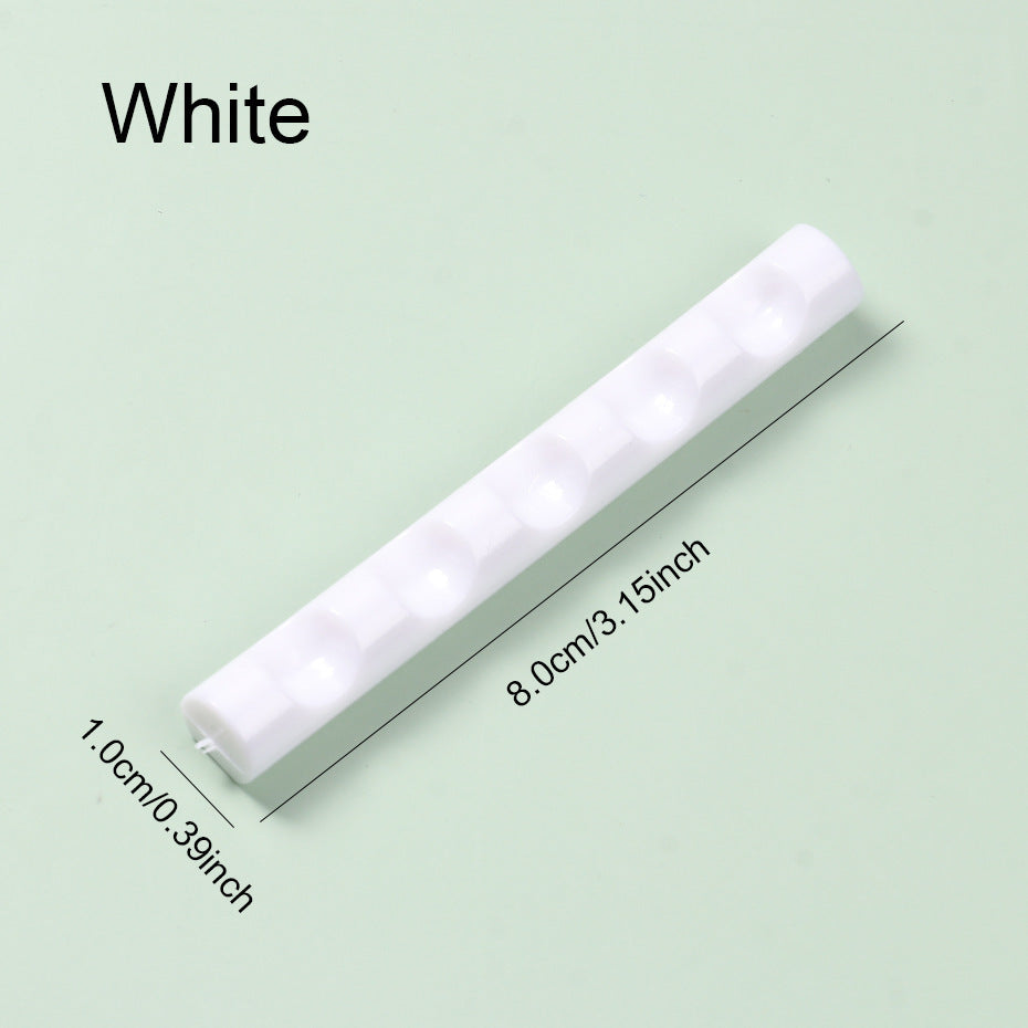 Manicure Pen Holder Acrylic Transparent Candy Color Multifunctional Color Mixing Brush Supporting Tool