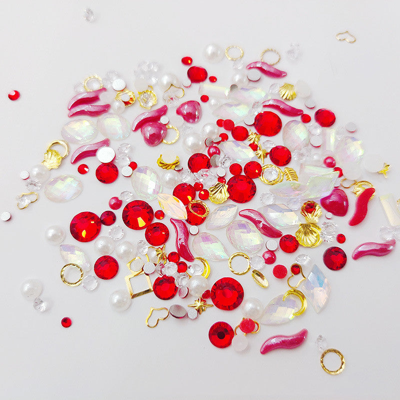 Nail Art Ceramic Hemming Jewelry Mix