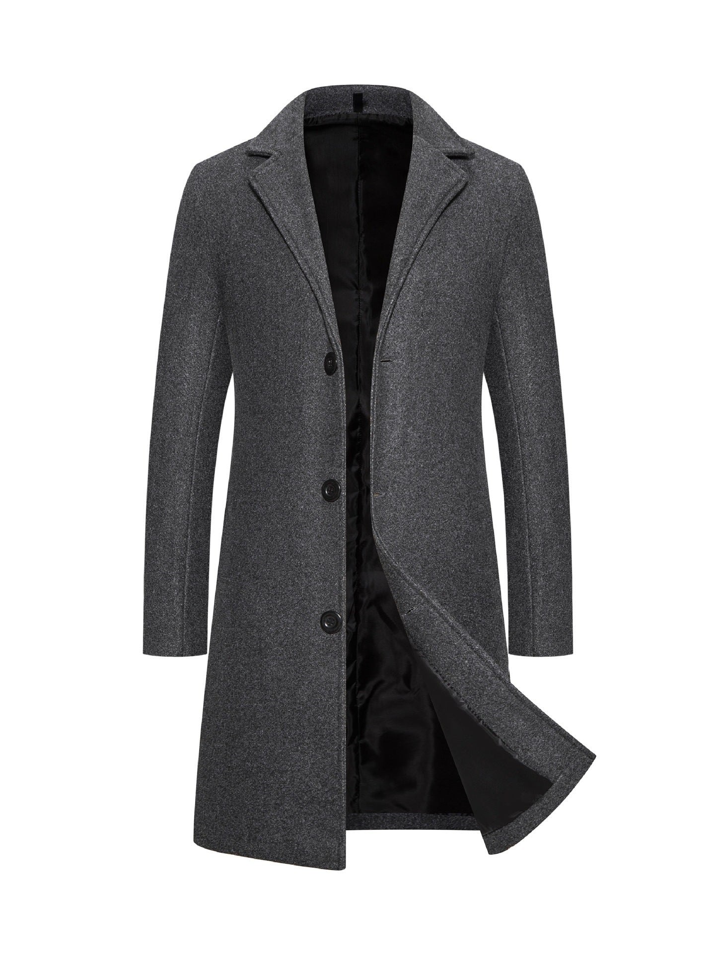 Woolen Plus Size Casual Style Coat