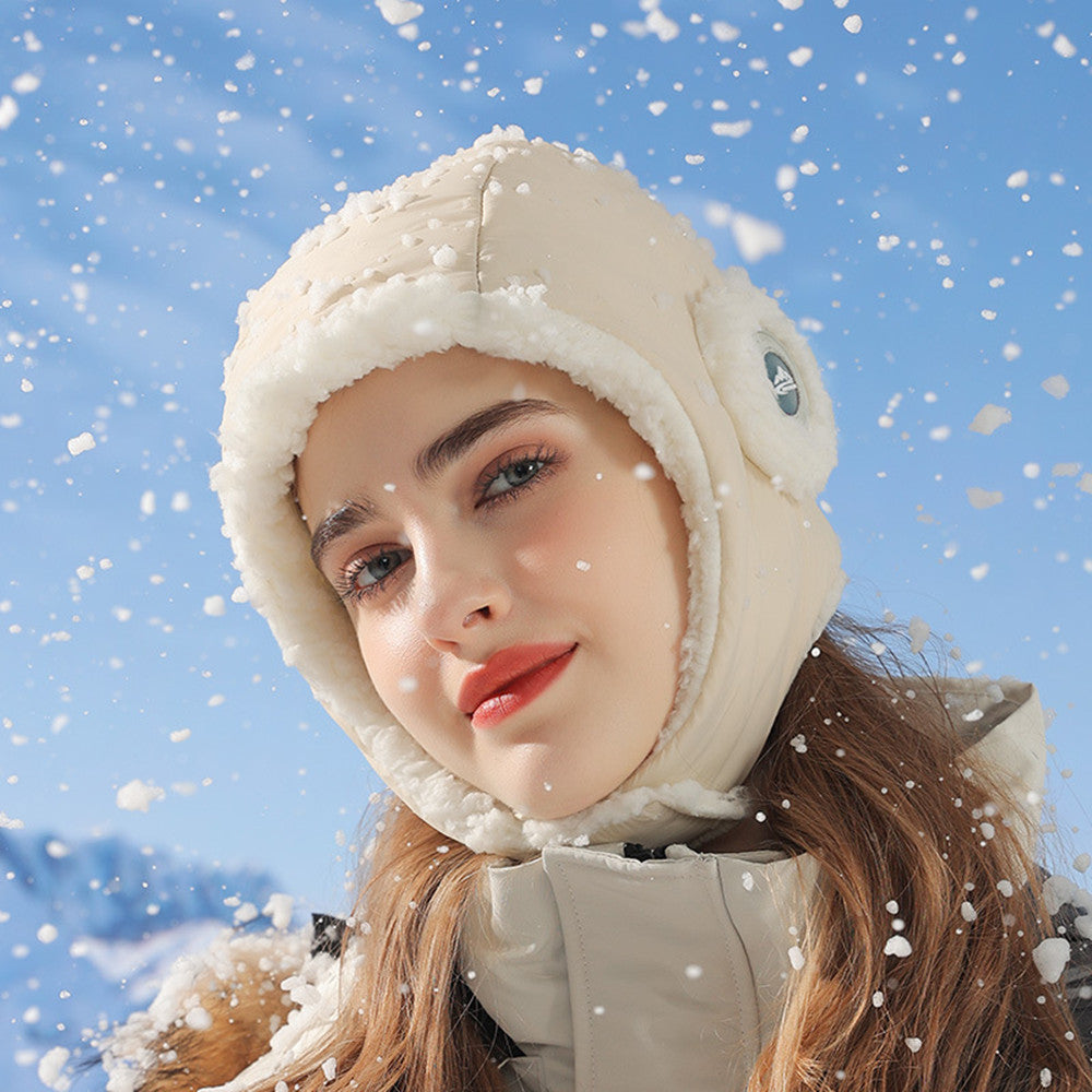 Ski Couples Fleece Plus Thick Ear Protection Lei Feng Hat