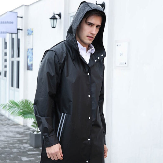 Full body men's fashion one-piece thick poncho