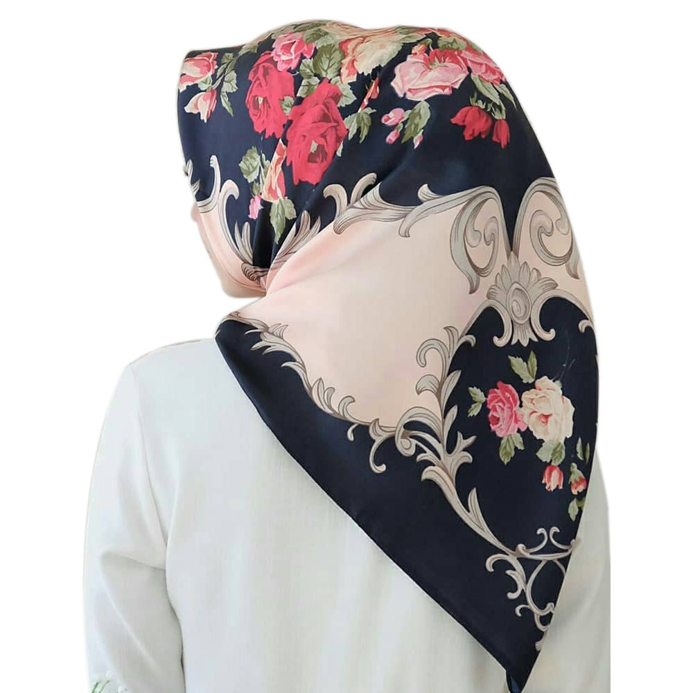 Explosive Leopard Printed Large Square Scarf