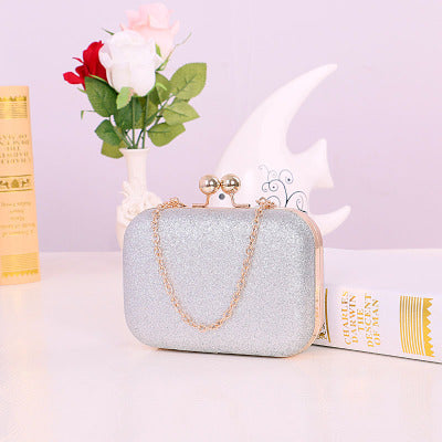 New style dinner bag Korean fashion chain clip bag