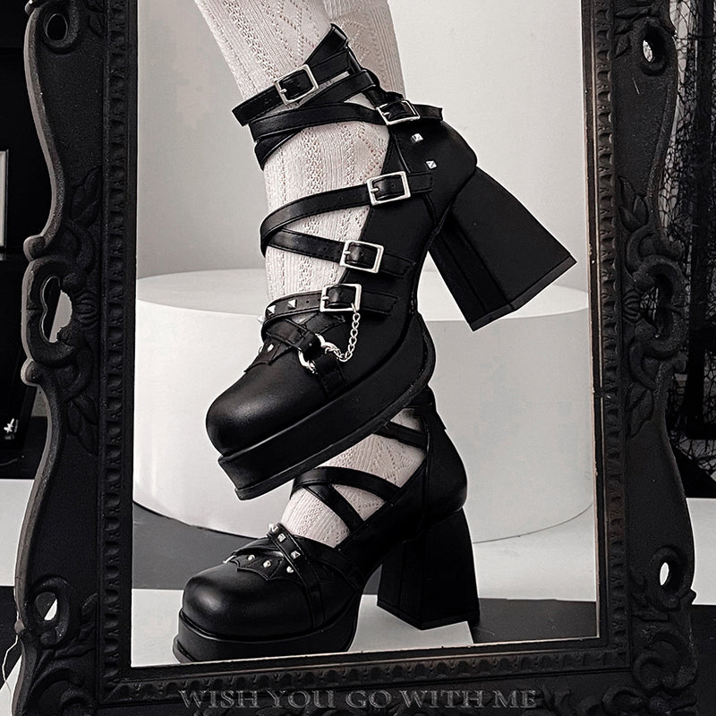 Women's Fashion Simple Patent Leather Single Shoes
