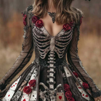 Fashionable Casual Halloween New Witch Witch Dress