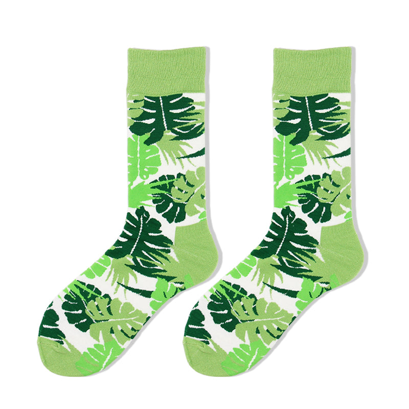 Stockings trendy sports socks mid-length socks